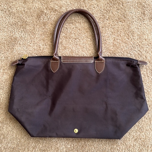 Longchamp Brown Nylon Travel Tote Bag - Picture 1 of 12